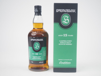 Vente aux enchères SPRINGBANK 15 YEARS BOTTLED : 17/08/2020 - 46%