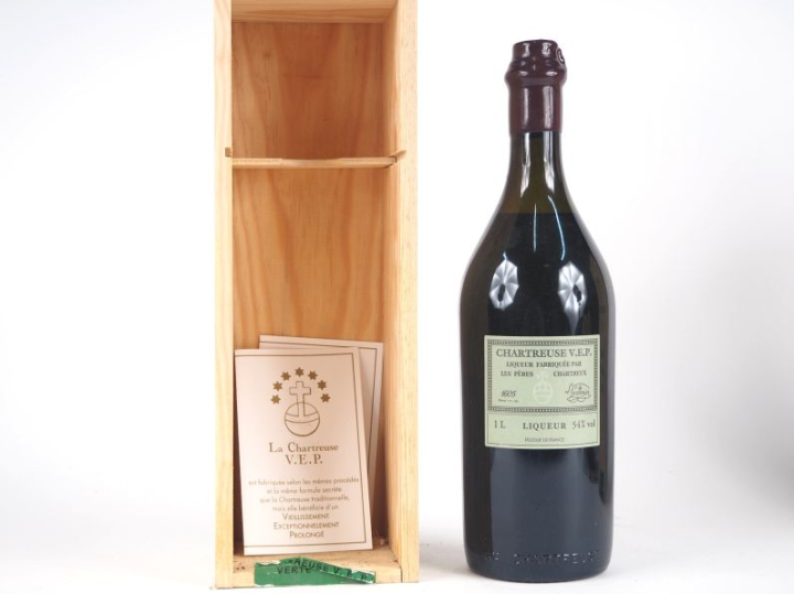 1 BOUTEILLE (1 L) CHARTREUSE VERTE VEP - 2021 - N°04363