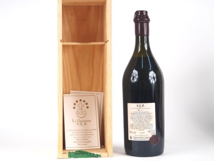 1 BOUTEILLE (1 L) CHARTREUSE VERTE VEP - 2021 - N°04363