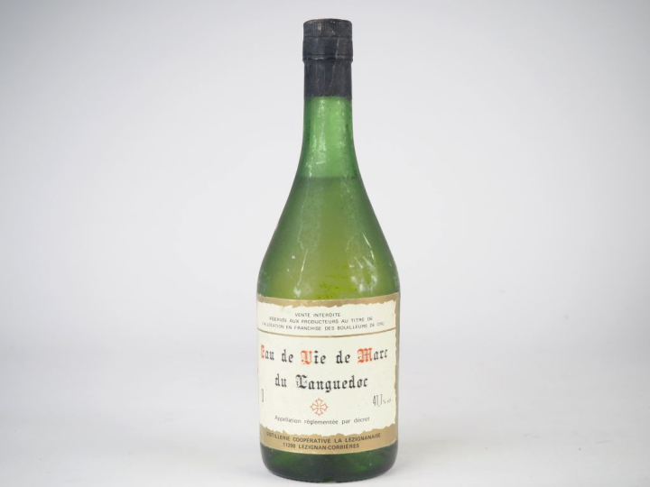 1 BOUTEILLE EAU DE VIE DE MARC DU LANGUEDOC 