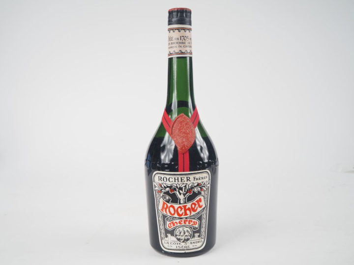 1 BOUTEILLE CHERRY ROCHER FRÈRES - NIVEAU BAS 