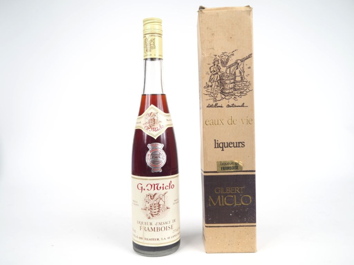 1 BOUTEILLE LIQUEUR DE FRAMBOISE GILBERT MICLO
