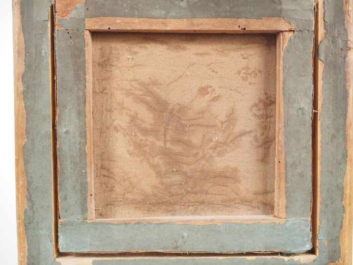 Ecole française fin XVIIIème début XIXème.  "Vierge allaitante" Huile 