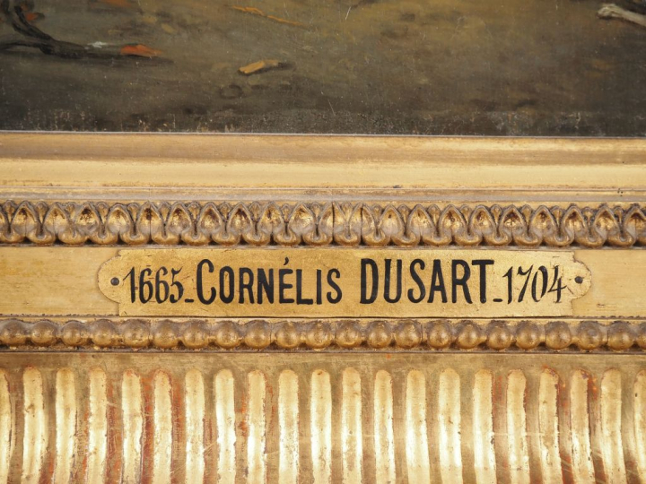 Cornelis DUSART (Haarlem, 1660 - 1704) (Attribué à) "La joueuse de vie