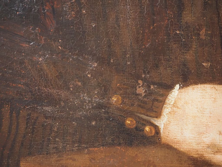 Ecole française fin XVIIIème début XIXème. "la famille de musiciens" H