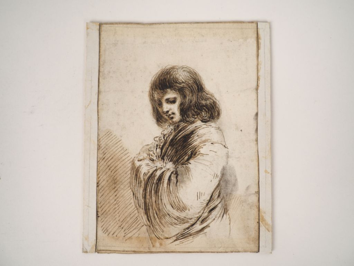 Dominique Vivant DENON (1747 – 1825) (Attribué à). "Personnage de troi