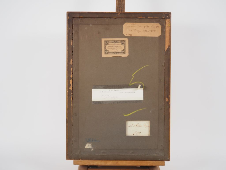 Maria Margaretha VAN OS. (attribué à) "le rosier pompon" Aquarelle Dim