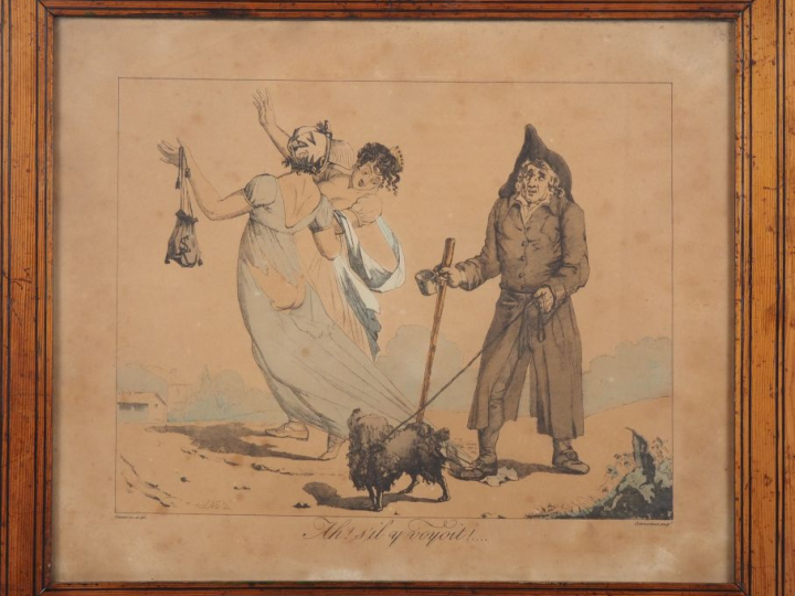 Gravure Directoire "Ah s'il y voyait" Gravure Directoire "caricatures 