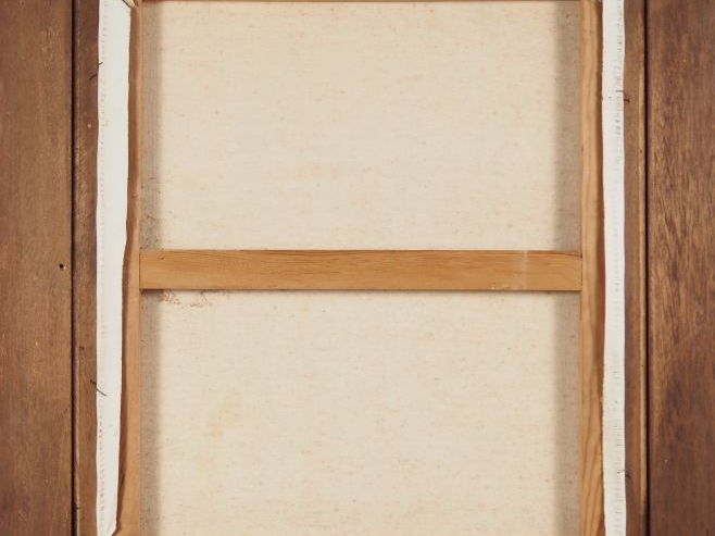 BOUE.  "portrait de jeune homme brun" Huile sur toile, signée en bas à