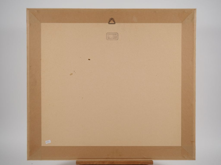 Claude GEORGES.  "composition" Aquatinte Dim. À vue du sujet : 34,5 x 