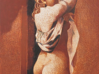 Vente aux enchères RUIZ PIPO.  "nue de dos" Huile sur toile, signée en bas gauche Dim. 46