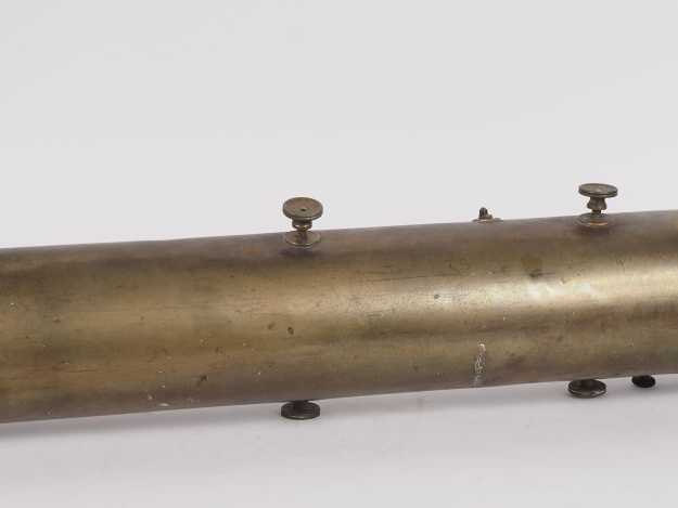 W   S JOHN'S. Londres Téléscope en laiton Signé H. 87 cm