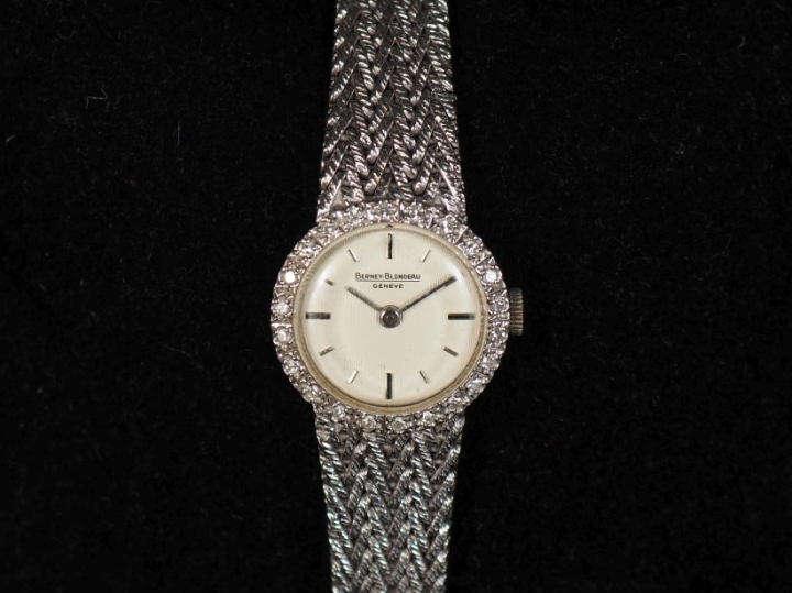 BERNEY-BLONDEAU, Genève Montre bracelet de dame, boitier et bracelet e