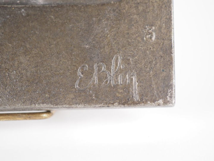 Edouard Pierre BLIN. 4 plaques ou médailles Art Déco en régule patiné 