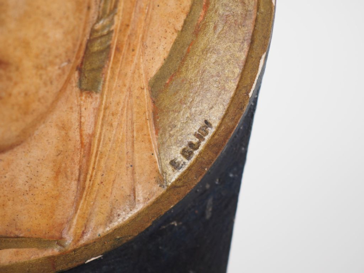 Edouard Pierre BLIN. 4 plaques ou médailles Art Déco en régule patiné 