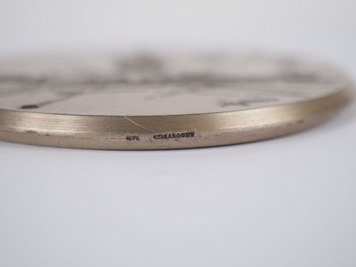 Georges Mathieu. Quatre médailles en argent 925 "le sac de Rome", "la 