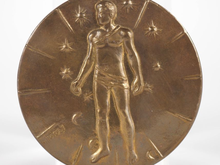 Igor MITORAJ. "Articulations". Médaille en bronze signée et numérotée 