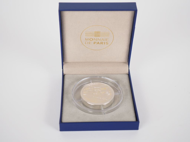 Médaille de la monnaie de Paris "Belem" 2016 en argent 950. Diam. 50 m