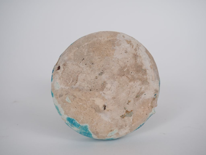 Égypte, XV-XVIe s. apr. J.-C.   Lampe islamique à glaçure turquoise. 9