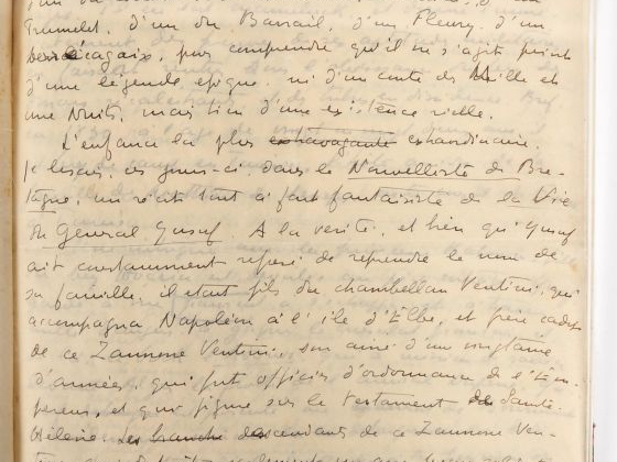 [ALGÉRIE]. CONSTANTIN-WEYER (M.). LE GÉNÉRAL YUSUF. 8 pages sur 8 feui