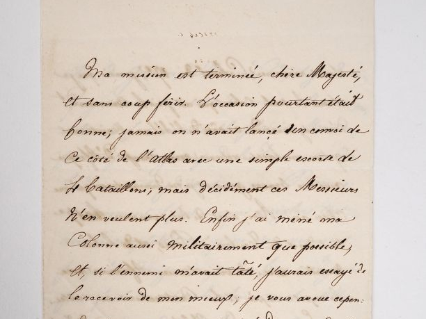 [ALGÉRIE]. ORLÉANS (Henri d’). LETTRE AUTOGRAPHE SIGNÉE « Votre respec