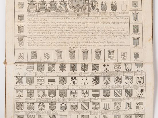 CHEVILLARD (J.). ARMORIAL DE BOURGOGNE ET DE BRESSE. Grand in-folio ½ 