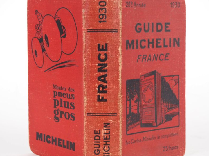MICHELIN. Guide rouge 1930. (Accidents et frottements).