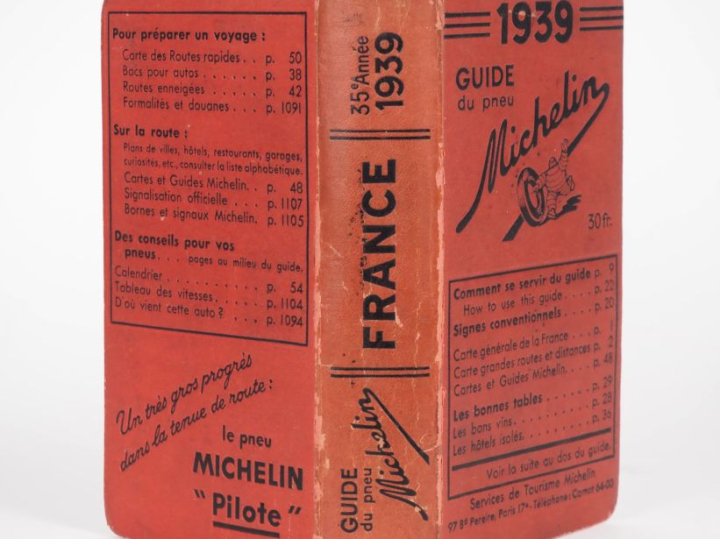 MICHELIN. Guide rouge 1939. (petits accidents et frottements).