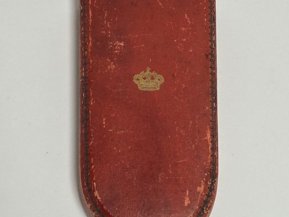 SUEDE  ORDRE DE L’ETOILE POLAIRE.  Croix de chevalier en vermeil et ém