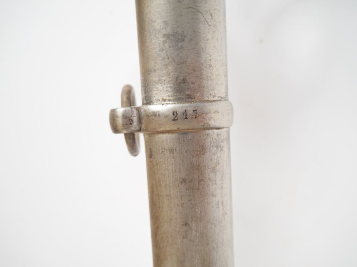 Sabre de cavalerie de ligne type 1854.  Poignée recouverte de cuir ave
