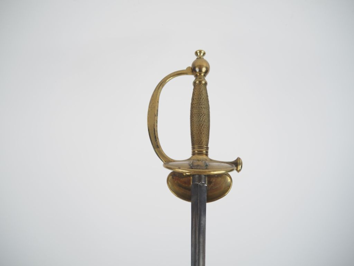 Épée de sous-officier du génie.  Fusée filigranée (postérieure). Montu