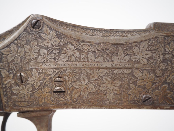 Carabine de tir système Martini.  Canon à pans cannelé. Boitier de cul