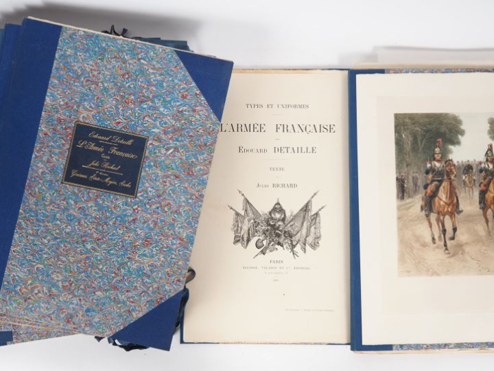 UNIFORMOLOGIE.  Edouard DETAILLE. "L'armée française".Textes de Jules 