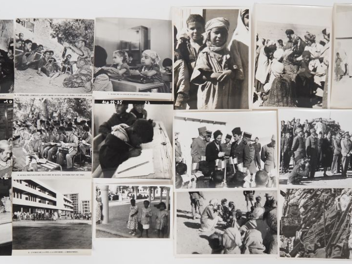 Lot de photographies historiques : - Portrait d'un préfet de l'Etat Fr