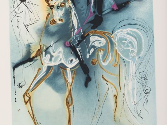 [DALI]. DECAUX (Alain) – ZITRONE (Léon). LES CHEVAUX DE DALI. Préface 
