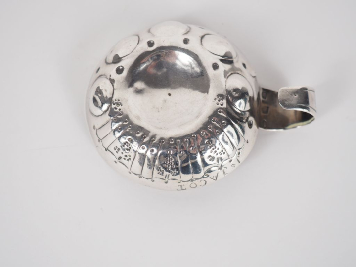 Taste-vin Restauration en argent 800, poinçon Vieillard 2e titre de pr