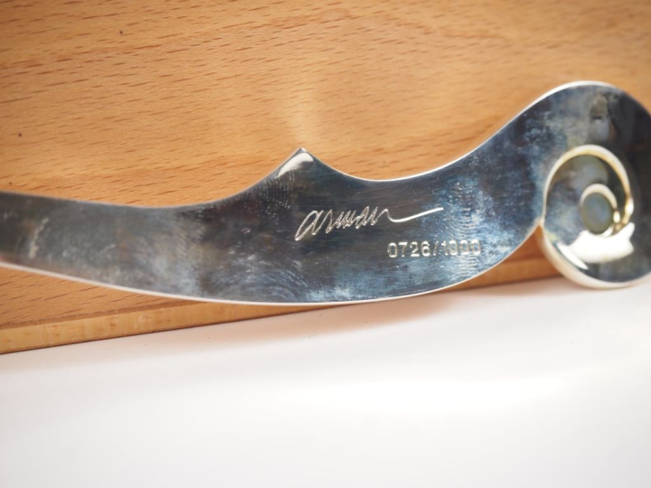 Arman pour Guy DEGRENNE.  Coffret de 3 pièces à servir "Musique de tab