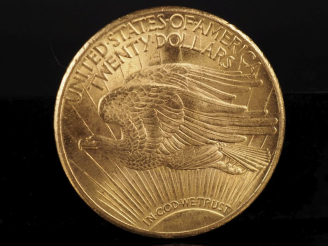 Vente aux enchères Pièce de 20 dollars or, 1924. FRAIS ACHETEURS 10% HT.