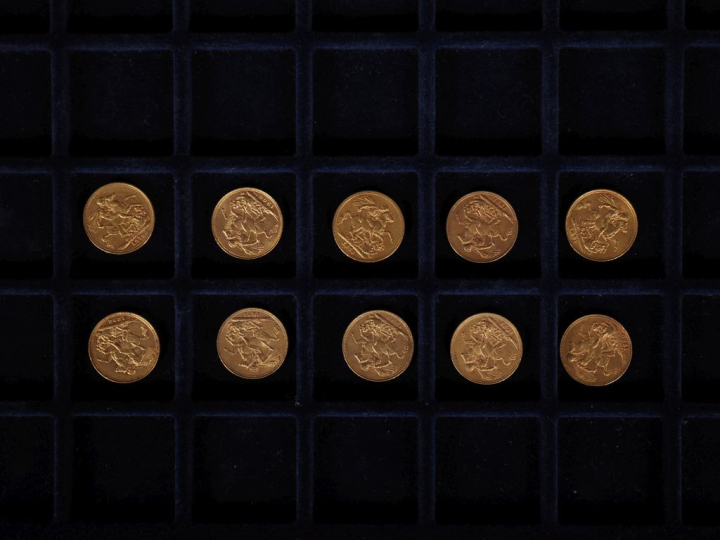 Dix souverains or, 1879, 1890, 1891, 1873, 1892, 1898, 1891, 1891, 187