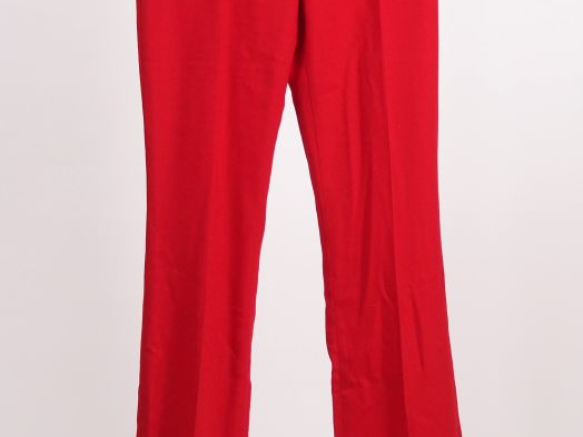 DOLCE   GABBANA Pantalon fluide en laine (94%) framboise écrasée.  Fen