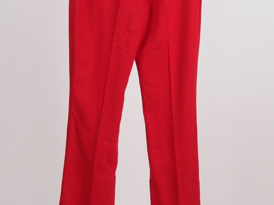 DOLCE   GABBANA Pantalon fluide en laine (94%) framboise écrasée.  Fen