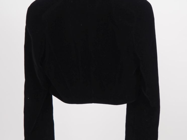 Thierry MUGLER, Paris Boléro en coton (100%) imitant le velours de cou