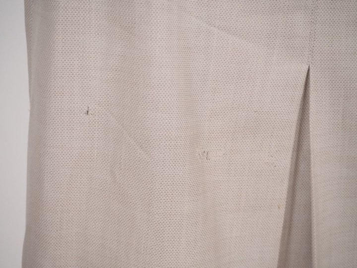 MAXMARA Jupe long à pli en laine (98%).  Ceinture en tissu, passants b