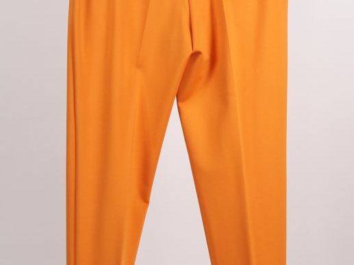 PINKO Pantalon cigarette en viscose, polyamide et elastane orange.  De