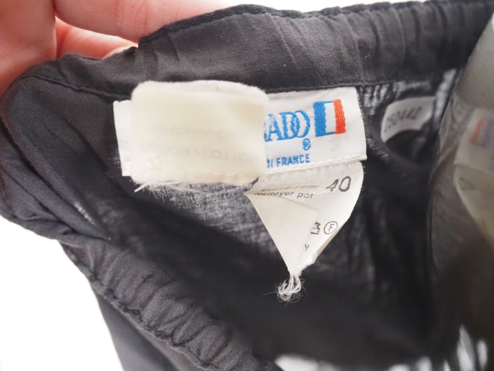 SOLEIADO Jupon à volants en tulle noir. Taille. 40