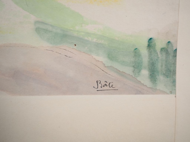 Louis Robert BATE (1898-1948, grand prix de l'Indochine en 1938). "Vue