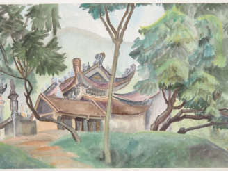 Vente aux enchères Louis Robert BATE (1898-1948, grand prix de l'Indochine en 1938). "Pag