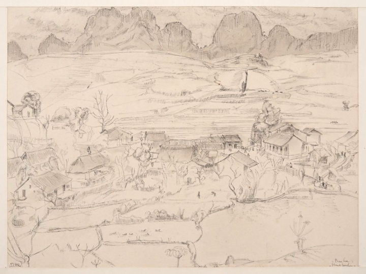 Louis Robert BATE (1898-1948, grand prix de l'Indochine en 1938). "Pay