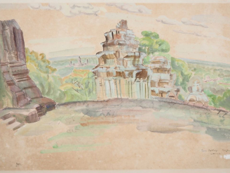 Vente aux enchères Louis Robert BATE (1898-1948, grand prix de l'Indochine en 1938). "Vue