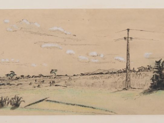 Vente aux enchères Louis Robert BATE (1898-1948, grand prix de l'Indochine en 1938). "Pay